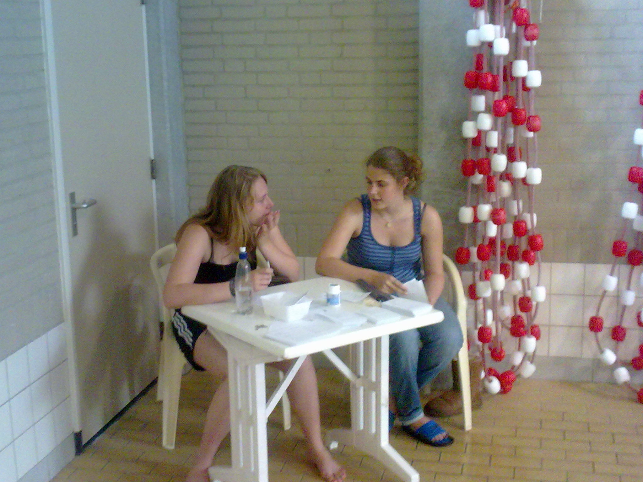 De dames van de voorstart.