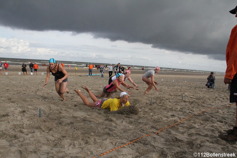 Beelden van de B-finale dames.