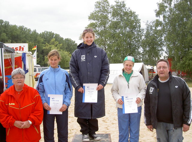 Beach Flags podium Dames