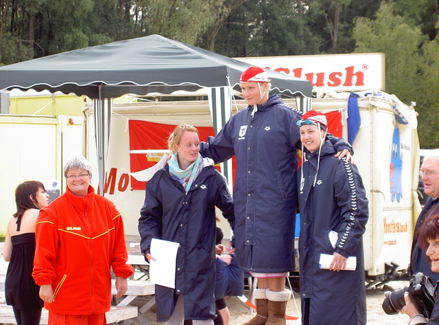 Board Race podium Dames