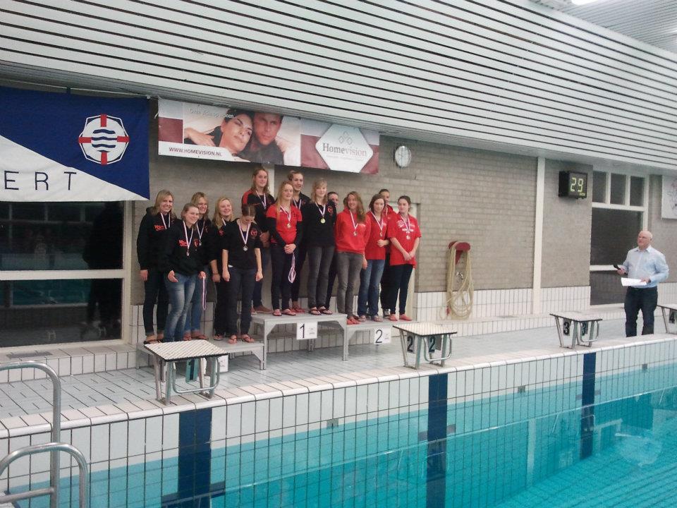 Podium dames.