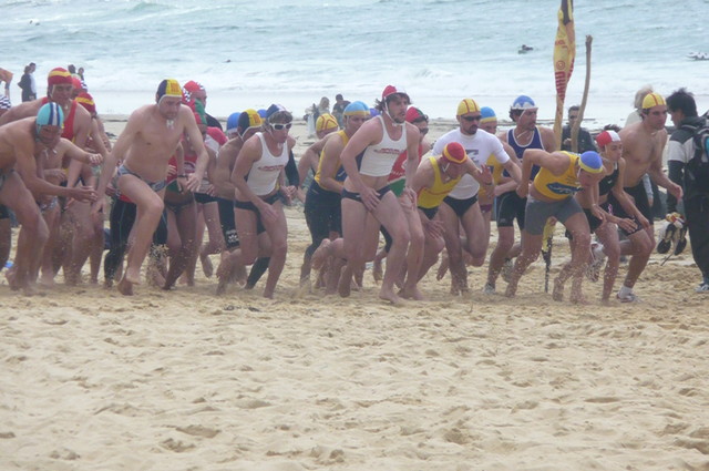 Massa start Beach Run
