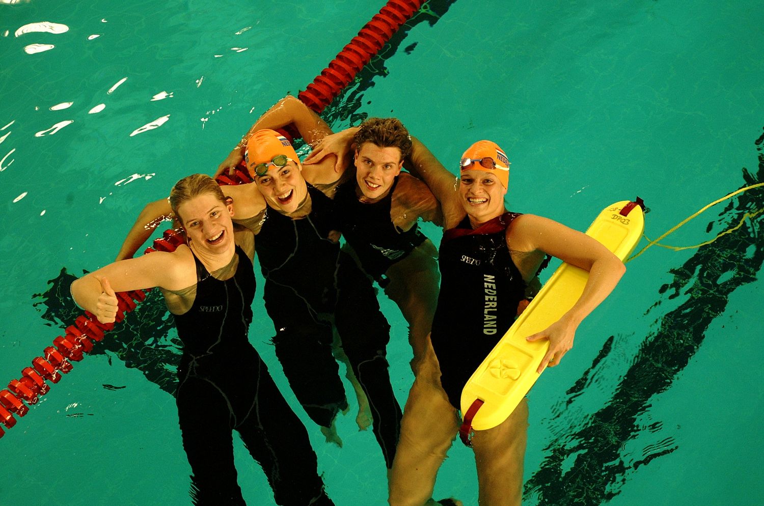 Sandra Temmerman in de Wereld record ploeg - Torpedo estafette