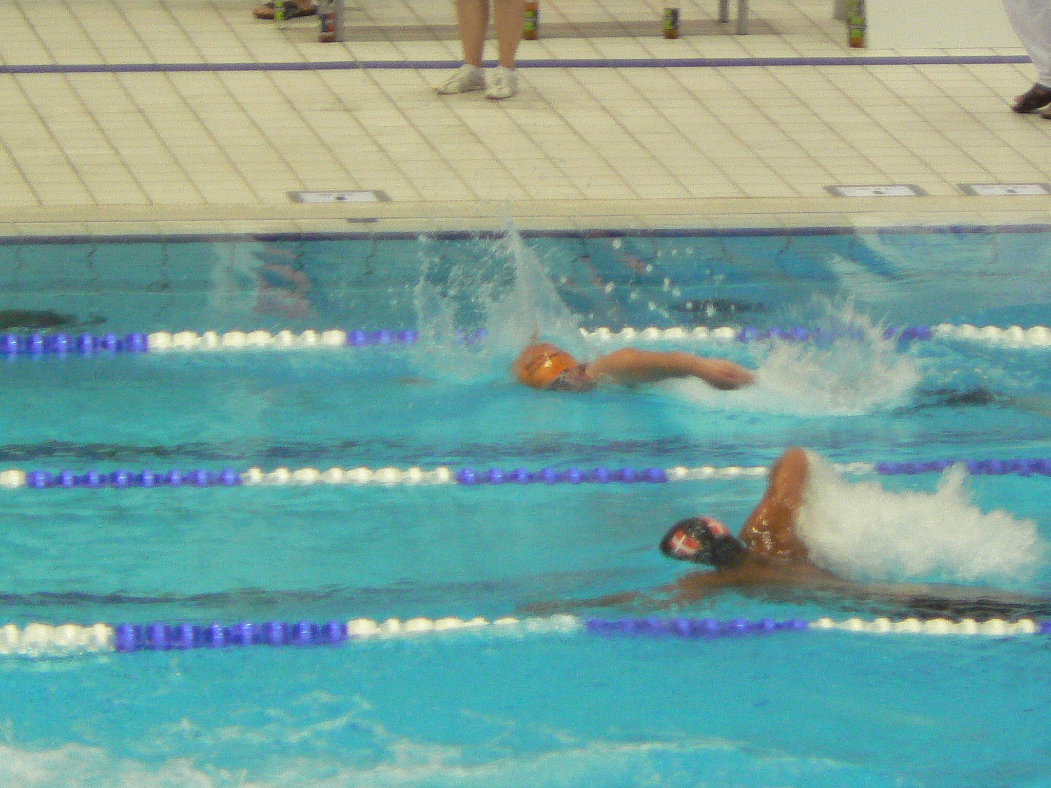 Ruud tijdens de hindernisestafette op het WK 2008 in Berlijn.