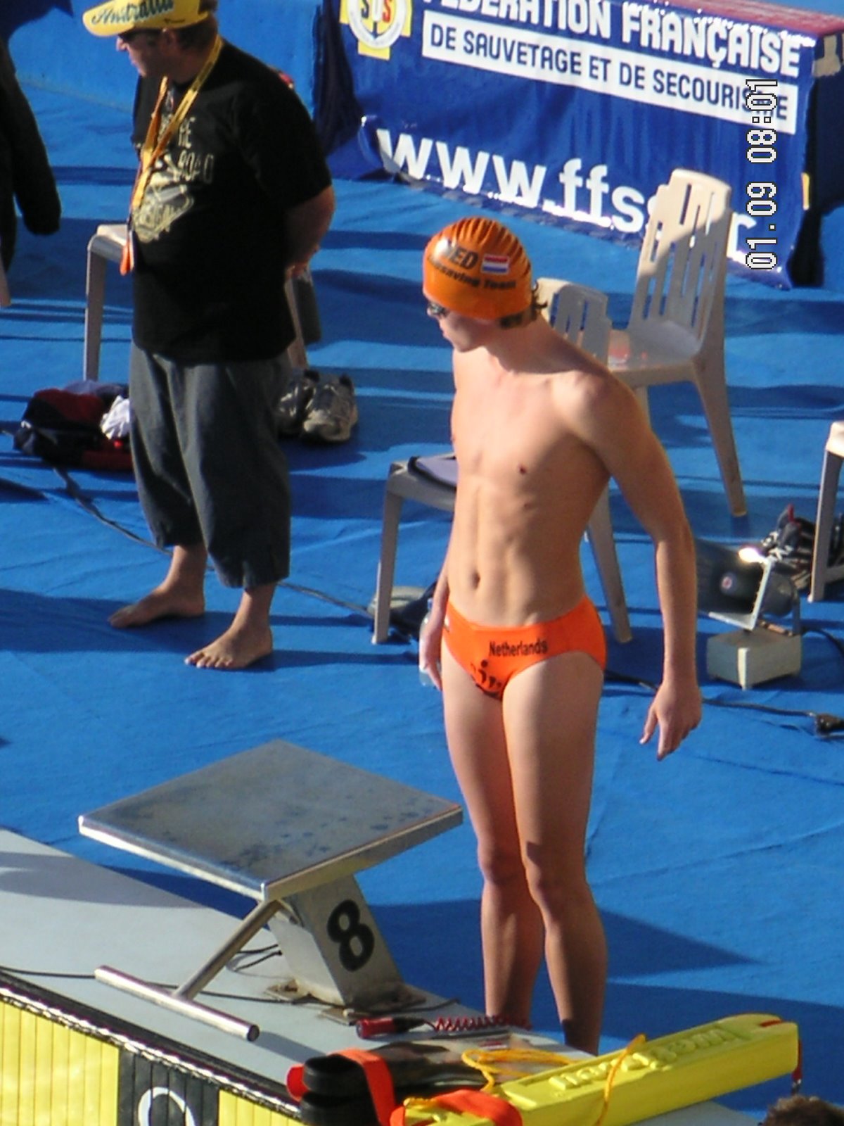 Ruud voor de start van de superlifesaver @ EJK 2007.