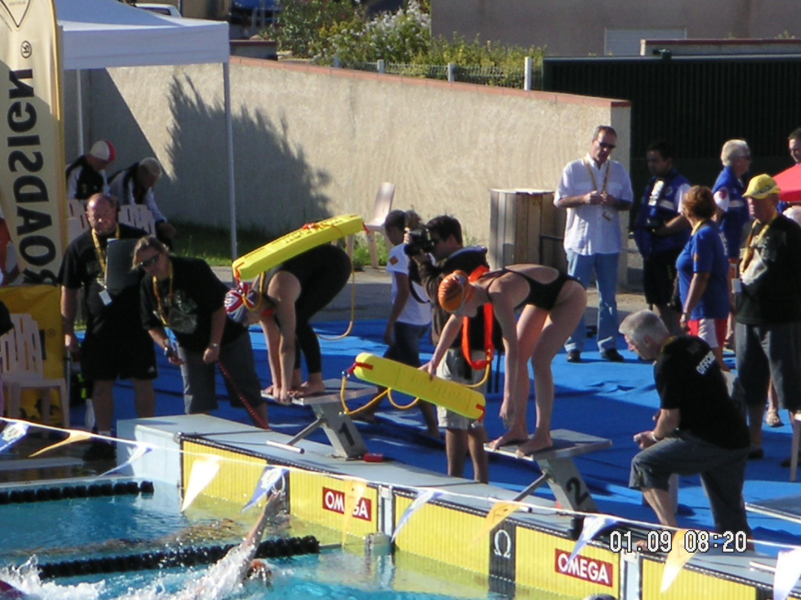 Ilvy op de 4x50m medley relay @ EJK 2007.