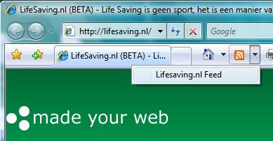 Abonneren in IE 7